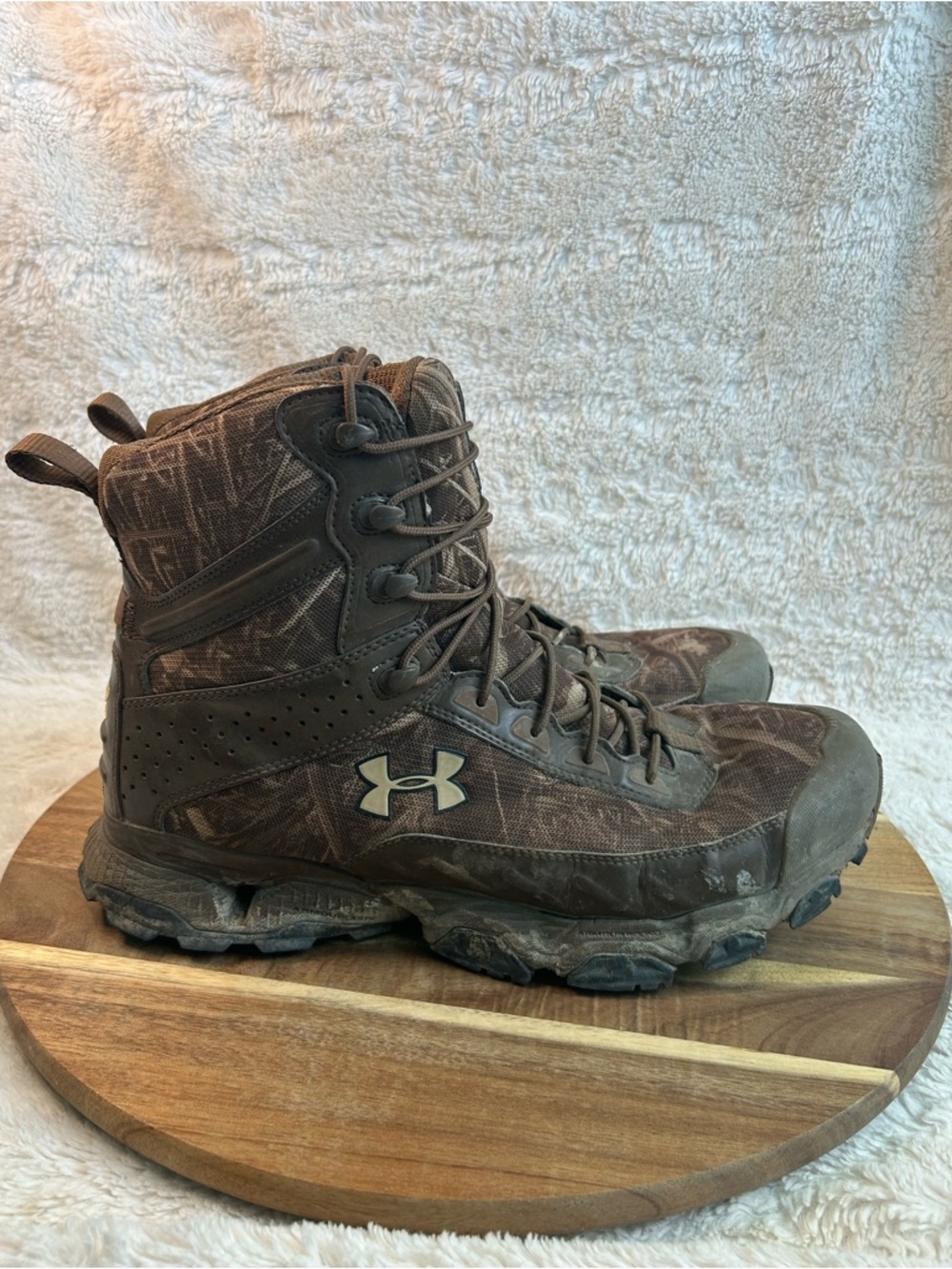 Under Armour Valsetz 7" Men's Hunting Boots Timber/Desert Sand Size 12